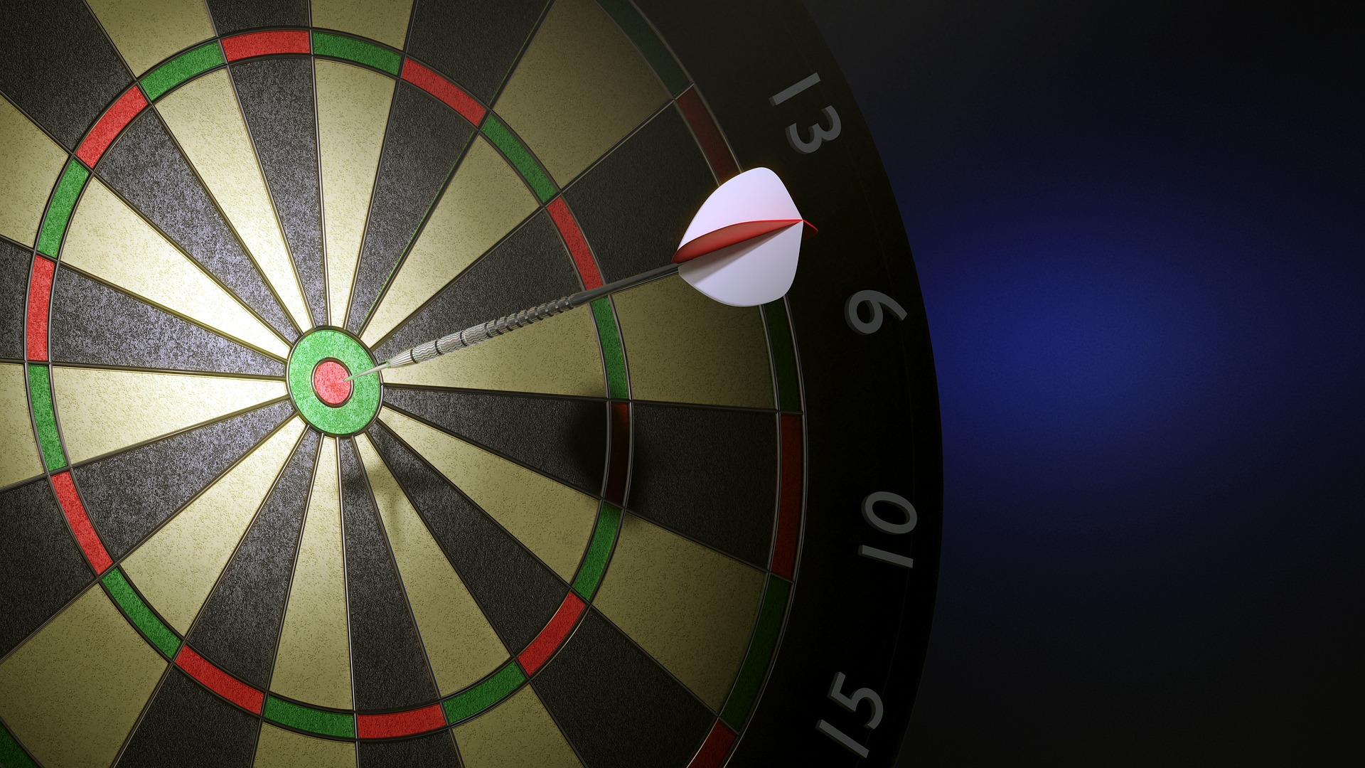 recruitment_dartscheibe_mit_pfeil_im_bulls_eye erfolgreich_rekrutieren_pfeil_in_einer_dartscheibe